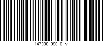 Código de barras (EAN, GTIN, SKU, ISBN): '147030_898_0_M'