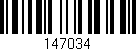 Código de barras (EAN, GTIN, SKU, ISBN): '147034'