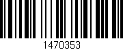 Código de barras (EAN, GTIN, SKU, ISBN): '1470353'