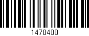 Código de barras (EAN, GTIN, SKU, ISBN): '1470400'