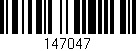 Código de barras (EAN, GTIN, SKU, ISBN): '147047'