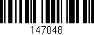Código de barras (EAN, GTIN, SKU, ISBN): '147048'