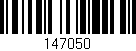 Código de barras (EAN, GTIN, SKU, ISBN): '147050'