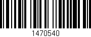 Código de barras (EAN, GTIN, SKU, ISBN): '1470540'