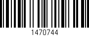 Código de barras (EAN, GTIN, SKU, ISBN): '1470744'
