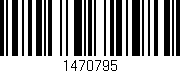Código de barras (EAN, GTIN, SKU, ISBN): '1470795'
