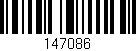 Código de barras (EAN, GTIN, SKU, ISBN): '147086'