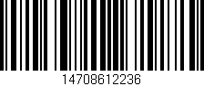 Código de barras (EAN, GTIN, SKU, ISBN): '14708612236'
