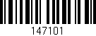 Código de barras (EAN, GTIN, SKU, ISBN): '147101'