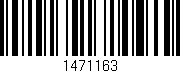 Código de barras (EAN, GTIN, SKU, ISBN): '1471163'