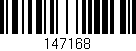 Código de barras (EAN, GTIN, SKU, ISBN): '147168'
