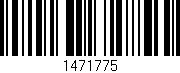 Código de barras (EAN, GTIN, SKU, ISBN): '1471775'