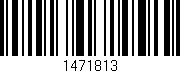 Código de barras (EAN, GTIN, SKU, ISBN): '1471813'