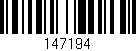 Código de barras (EAN, GTIN, SKU, ISBN): '147194'