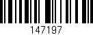 Código de barras (EAN, GTIN, SKU, ISBN): '147197'