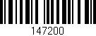 Código de barras (EAN, GTIN, SKU, ISBN): '147200'