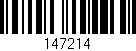 Código de barras (EAN, GTIN, SKU, ISBN): '147214'