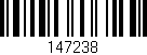 Código de barras (EAN, GTIN, SKU, ISBN): '147238'