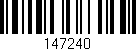 Código de barras (EAN, GTIN, SKU, ISBN): '147240'