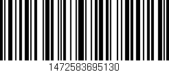 Código de barras (EAN, GTIN, SKU, ISBN): '1472583695130'