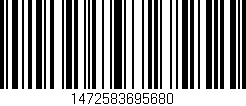 Código de barras (EAN, GTIN, SKU, ISBN): '1472583695680'