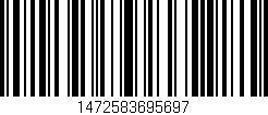 Código de barras (EAN, GTIN, SKU, ISBN): '1472583695697'