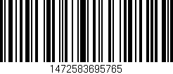 Código de barras (EAN, GTIN, SKU, ISBN): '1472583695765'