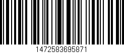 Código de barras (EAN, GTIN, SKU, ISBN): '1472583695871'