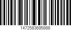 Código de barras (EAN, GTIN, SKU, ISBN): '1472583695888'