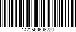 Código de barras (EAN, GTIN, SKU, ISBN): '1472583696229'