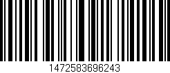 Código de barras (EAN, GTIN, SKU, ISBN): '1472583696243'