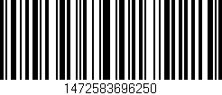 Código de barras (EAN, GTIN, SKU, ISBN): '1472583696250'