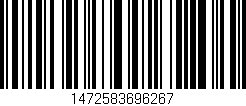 Código de barras (EAN, GTIN, SKU, ISBN): '1472583696267'
