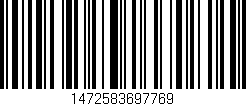 Código de barras (EAN, GTIN, SKU, ISBN): '1472583697769'