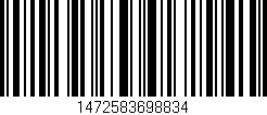 Código de barras (EAN, GTIN, SKU, ISBN): '1472583698834'