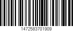 Código de barras (EAN, GTIN, SKU, ISBN): '1472583701909'