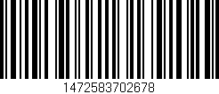 Código de barras (EAN, GTIN, SKU, ISBN): '1472583702678'