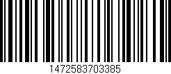 Código de barras (EAN, GTIN, SKU, ISBN): '1472583703385'