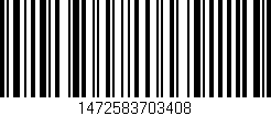 Código de barras (EAN, GTIN, SKU, ISBN): '1472583703408'