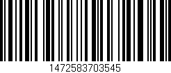 Código de barras (EAN, GTIN, SKU, ISBN): '1472583703545'