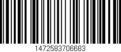 Código de barras (EAN, GTIN, SKU, ISBN): '1472583706683'