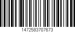 Código de barras (EAN, GTIN, SKU, ISBN): '1472583707673'