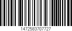 Código de barras (EAN, GTIN, SKU, ISBN): '1472583707727'