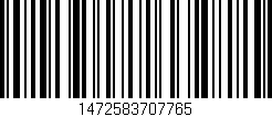 Código de barras (EAN, GTIN, SKU, ISBN): '1472583707765'