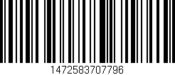 Código de barras (EAN, GTIN, SKU, ISBN): '1472583707796'