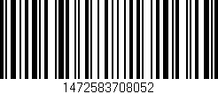 Código de barras (EAN, GTIN, SKU, ISBN): '1472583708052'