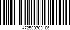 Código de barras (EAN, GTIN, SKU, ISBN): '1472583708106'
