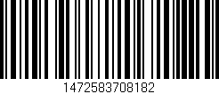 Código de barras (EAN, GTIN, SKU, ISBN): '1472583708182'