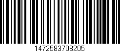 Código de barras (EAN, GTIN, SKU, ISBN): '1472583708205'