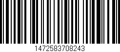 Código de barras (EAN, GTIN, SKU, ISBN): '1472583708243'